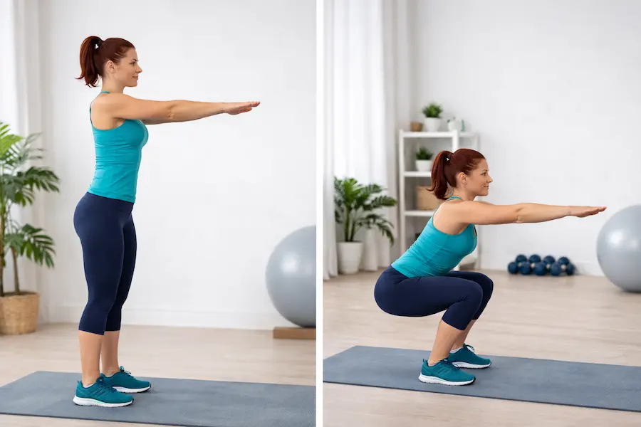 Incline push up form - beginner start workout